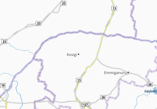 Mapa Kosigi