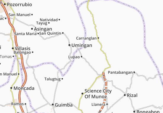 Karte Stadtplan Lupao