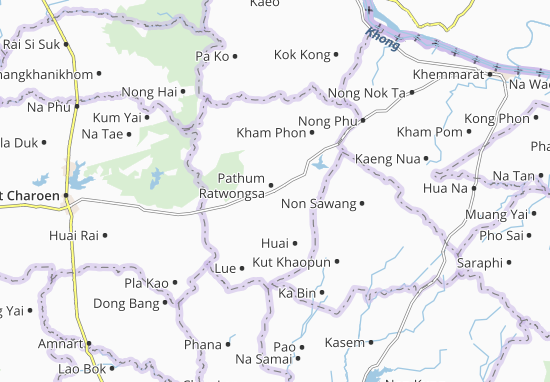 Karte Stadtplan Pathum Ratwongsa