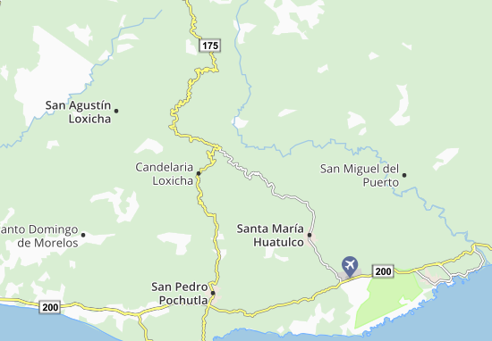 Mapa Pluma Hidalgo