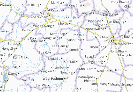 Mapas-Planos Kae Dam