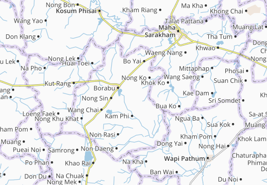 Karte Stadtplan Nong Chik