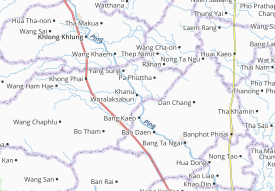 Kaart Plattegrond Khanu Woralaksaburi