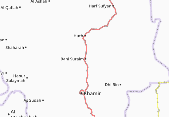 Kaart Plattegrond Bani Suraim
