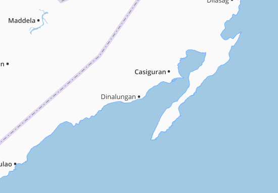 Mapa Dinalungan