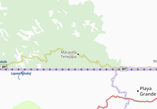 Kaart Plattegrond Maravilla Tenejapa