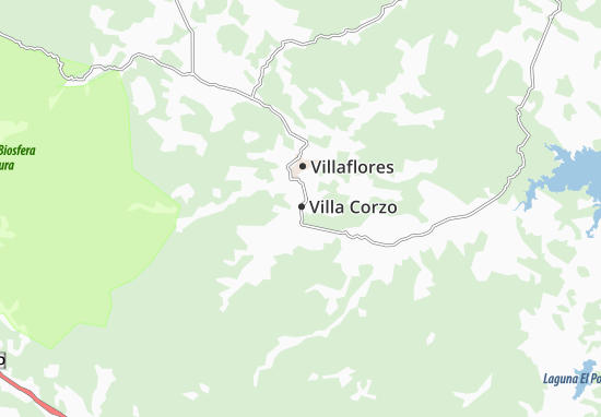 Karte Stadtplan Villa Corzo