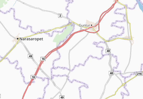 Prattipadu Map