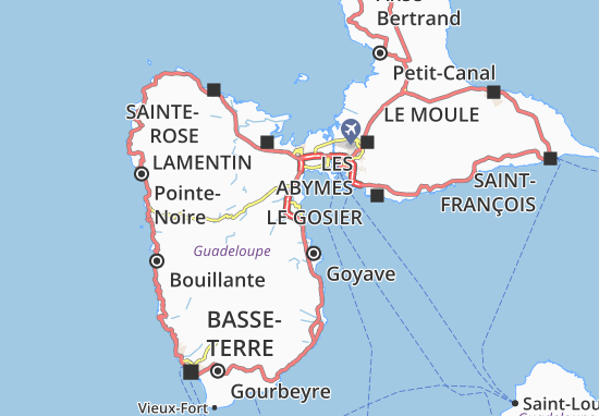 Petit-Bourg Map