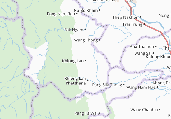 Karte Stadtplan Khlong Lan