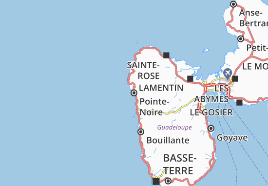 Karte Stadtplan Pointe-Noire