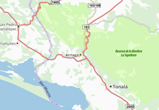 Karte Stadtplan Arriaga