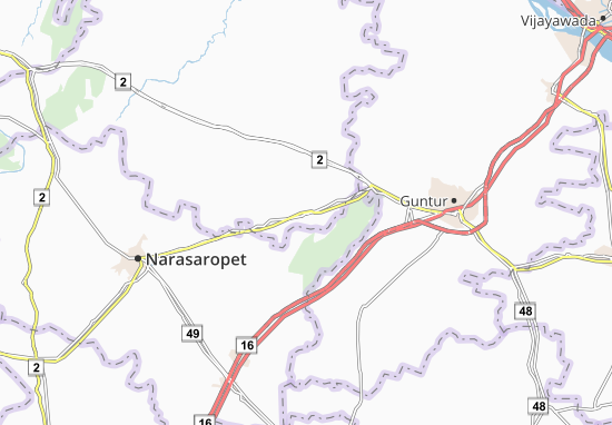 Mapa Phirangipuram