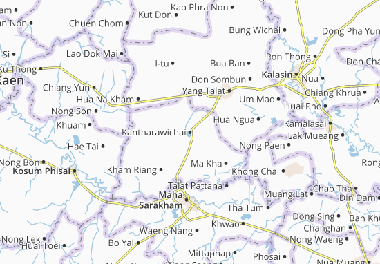 Mapa Kantharawichai