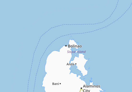 Kaart Plattegrond Bolinao