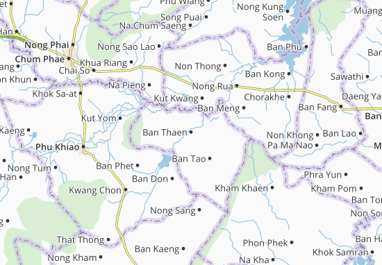 Mapa Ban Thaen