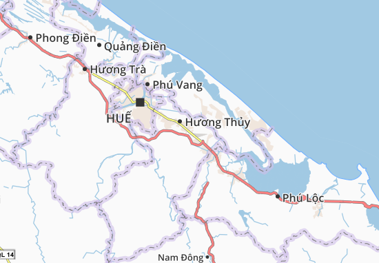 Carte-Plan Phú Bài