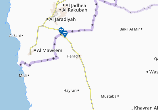Mapa Harad