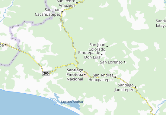 Mapa San Miguel Tlacamama