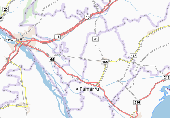 Mapa Gudivada