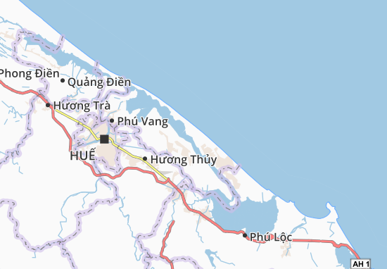 Karte Stadtplan Vinh Xuân