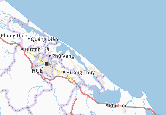 Kaart Plattegrond Phú Diên