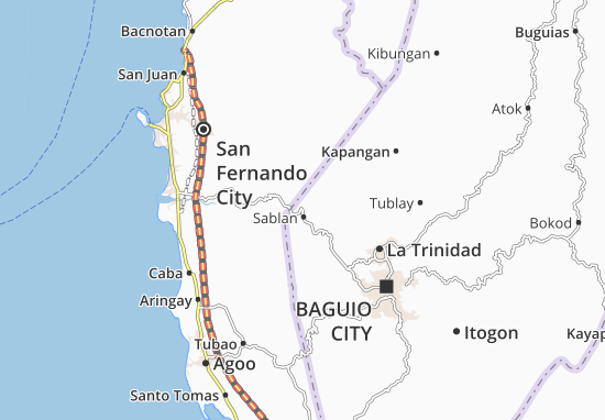Sablan Map