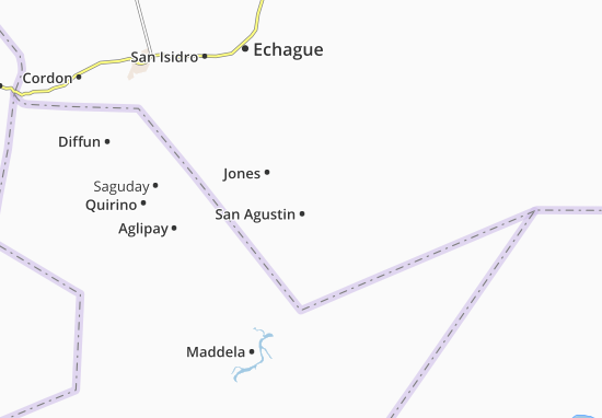 Karte Stadtplan San Agustin