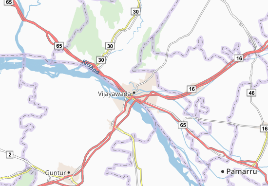 Mapa Vijayawada