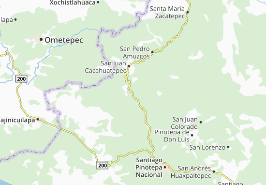 Mapa San Sebastián Ixcapa