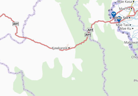 Kawkareik Map