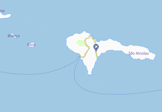 Mapa Tarrafal de São Nicolau