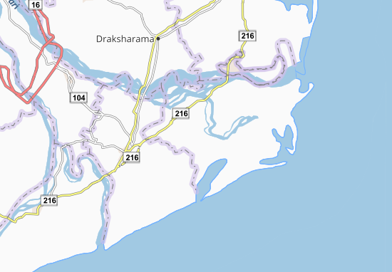 Karte Stadtplan Ainapuram