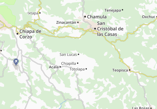 Kaart Plattegrond San Lucas