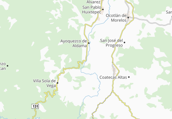 Mapa San Martín Lachilá