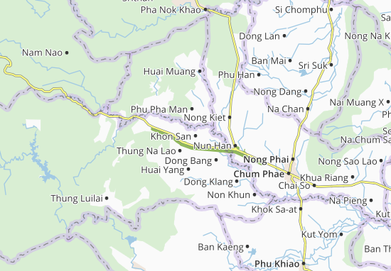 Khon San Map