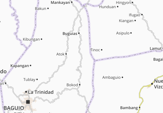 Kaart Plattegrond Kabayan