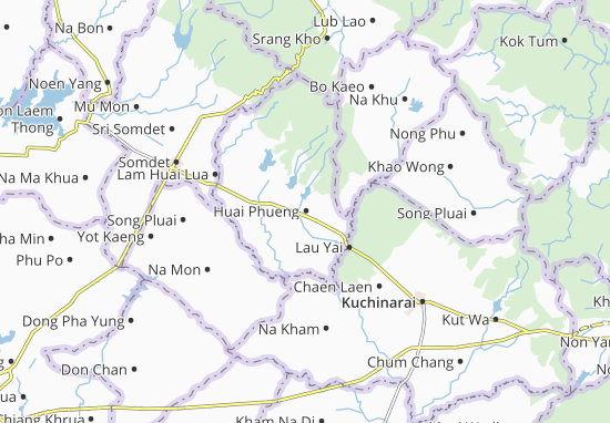 Karte Stadtplan Huai Phueng