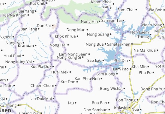 Karte Stadtplan Nong Kung Si