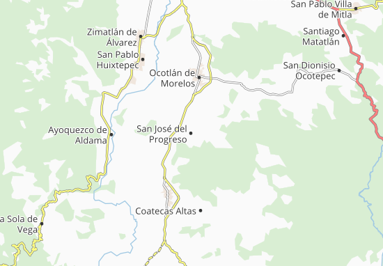 Mapa San José del Progreso