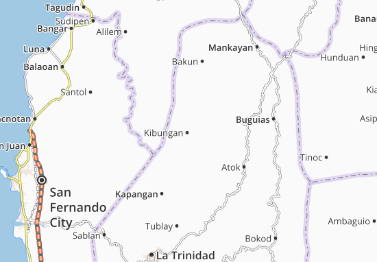 Kibungan Map
