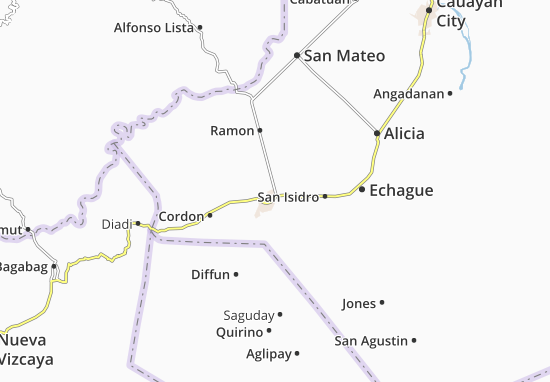 Karte Stadtplan Santiago City