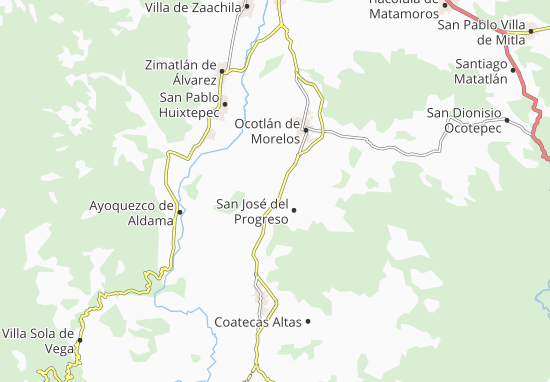 Mapa Magdalena Ocotlán