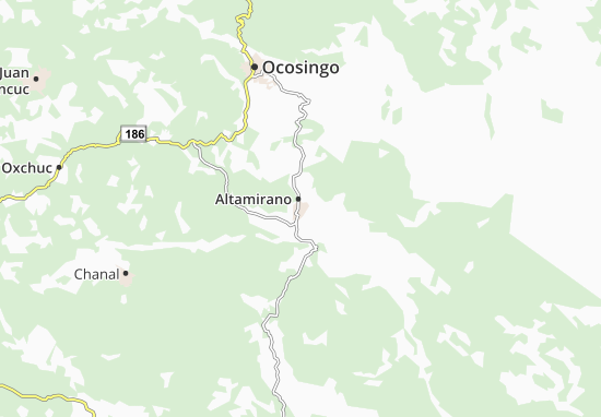 Kaart Plattegrond Altamirano
