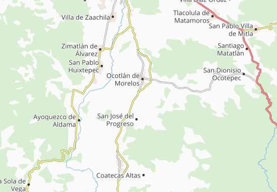 Mapa San Dionisio Ocotlán