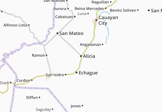 Karte Stadtplan Alicia