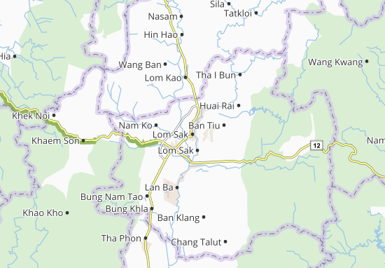 Mapa Lom Sak