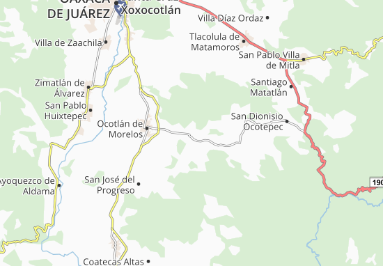 Mapa San Miguel Tilquiápam