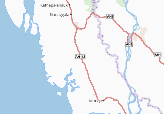 Karte Stadtplan Yinnyeim