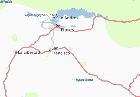 Kaart Plattegrond Santa Ana